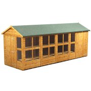 Power 18x6 Apex Combined Potting Shed with 4ft Storage Section